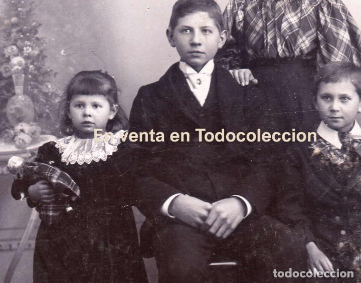 Antique Photography: SIETE HERMANOS. ZAHN. BIELEFIELD, GUTERSLOH. ALEMANIA. DEUTSCHELAND. SIEBEN BR&Uuml;DER