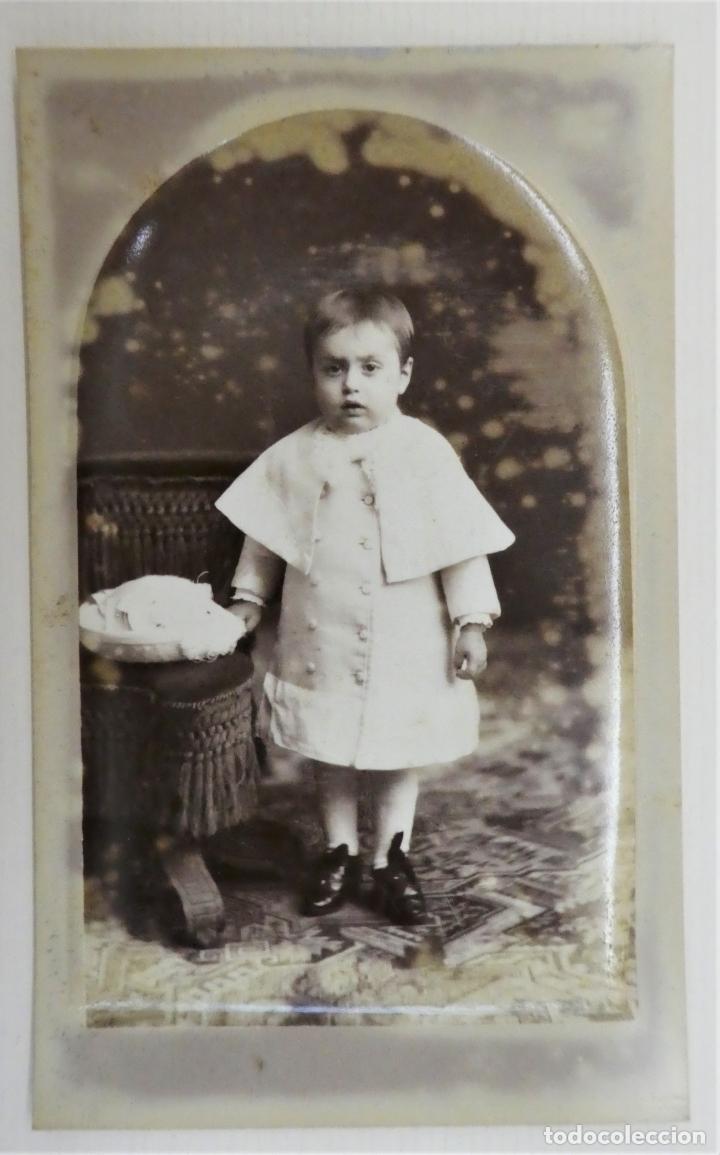 Fotografia antiga: FOTOGRAF&Iacute;A DE UN NI&Ntilde;O SIGLO XIX
