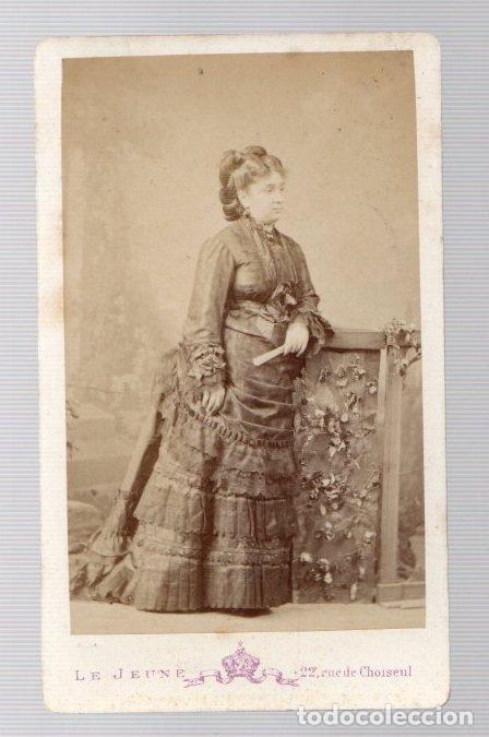 Antique Photography: CARTE DE VISITE PHOTOGRAPHE LE JEUNE. PARIS