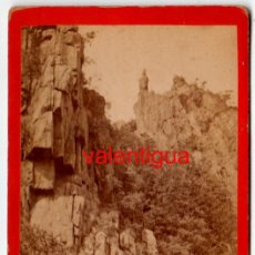 Fotografía antigua: ANTIGUA CDV THALE / HARZ, BISCHOFFELSEN IM BODETHAL PHOTOGRAPH A HECHT, MAGDEBURG GERMANY 1870S EP