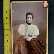 Fotografía antigua: BELLA CHICA JOVEN / CARTE DE VISITE CIRCA 1890 / FOTO ANTIGUA FRANCE / BLAIN VALENCE DROME