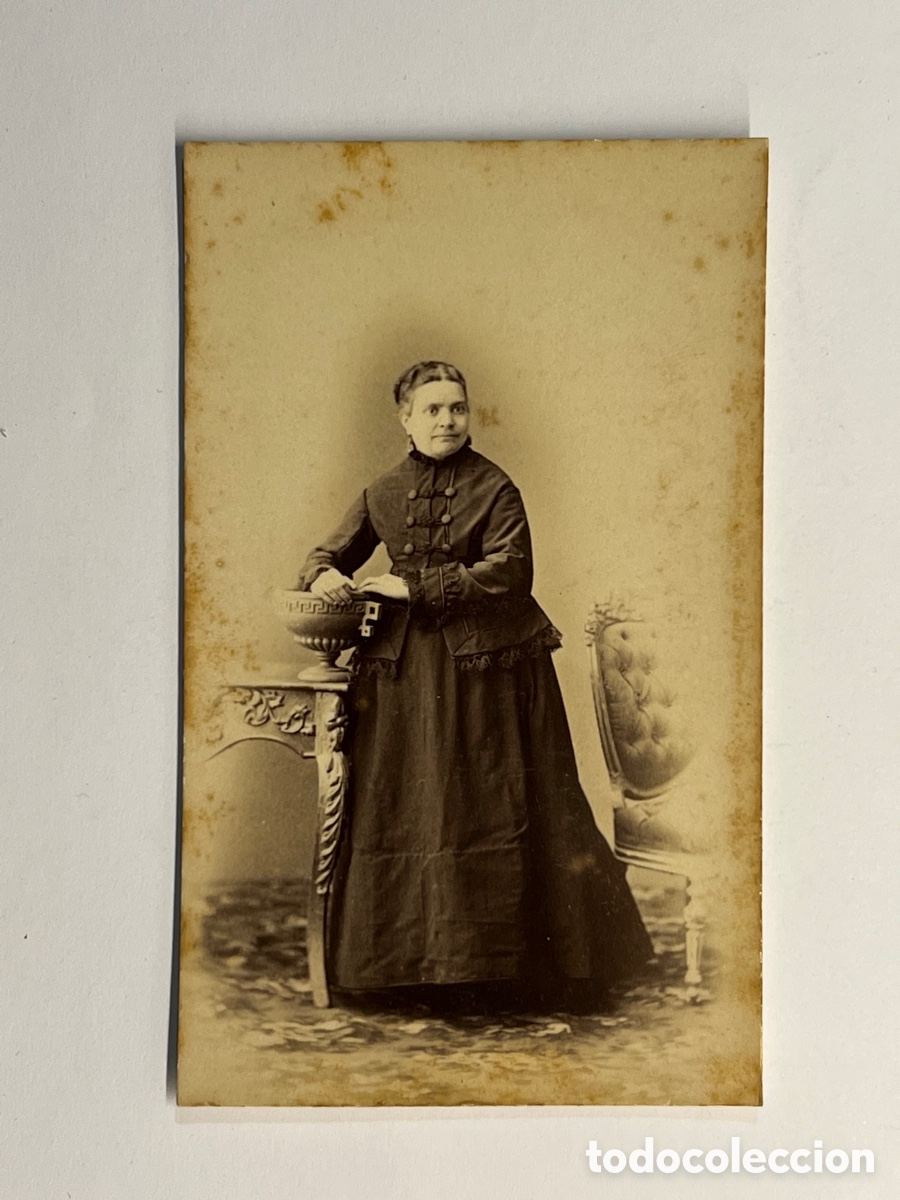 Fotografia antica: CDV Carte de visite Fotografia Franco Hispano Americana La Burgues&iacute;a del Barrio de Gracia (h.1870?)