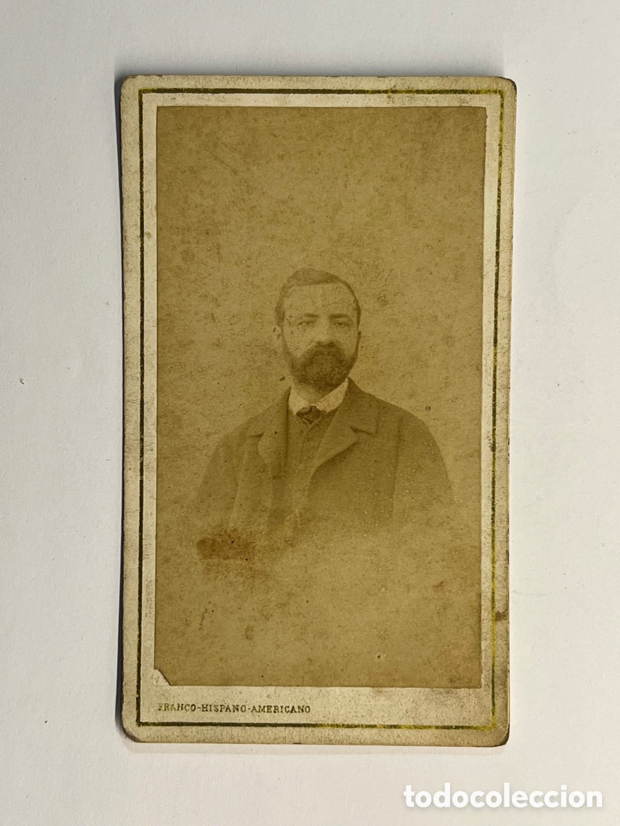 Fotografia antica: CDV Carte de visite Fotografia Franco Hispano Americana La Burgues&iacute;a del Barrio de Gracia (h.1870?)