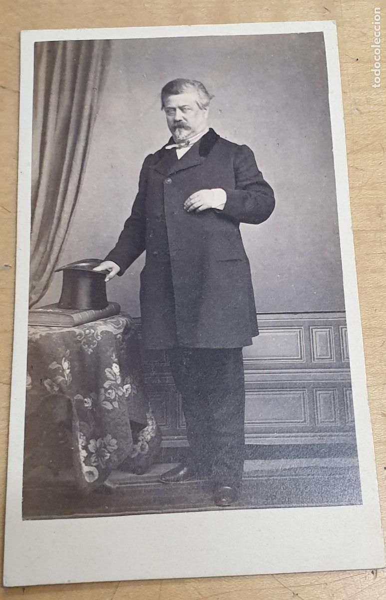 Photographie ancienne: FOTOGRAF&Iacute;A CABALLERO 10,5X6 CM. SIN PIE DE FOT&Oacute;GRAFO