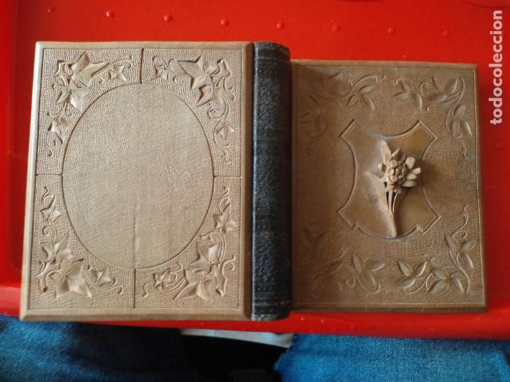 Photographie ancienne: ALBUM VACIO FOTOS CDV 25 HOJAS EN MADERA 16,5 C 14 CMS LEER ESTADO Y VER FOTOS SXIX PPOS XX