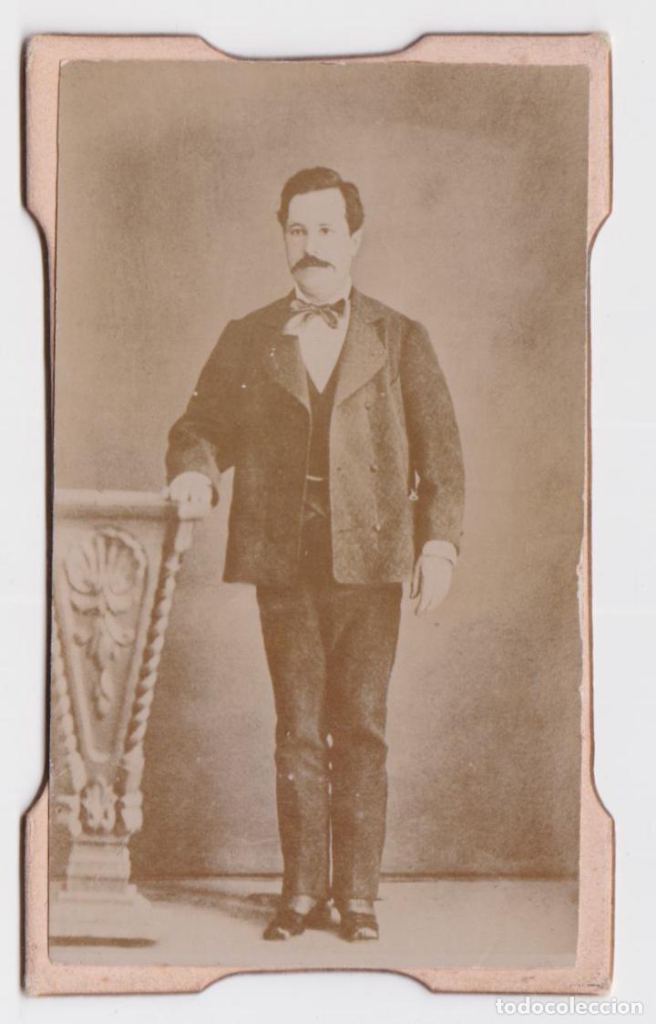Fotograf&iacute;a antigua: CARTE DE VISITE - FOTO ESTUDIO - FOTOGRAFO DESCONOCIDO - (10,3X6,2)