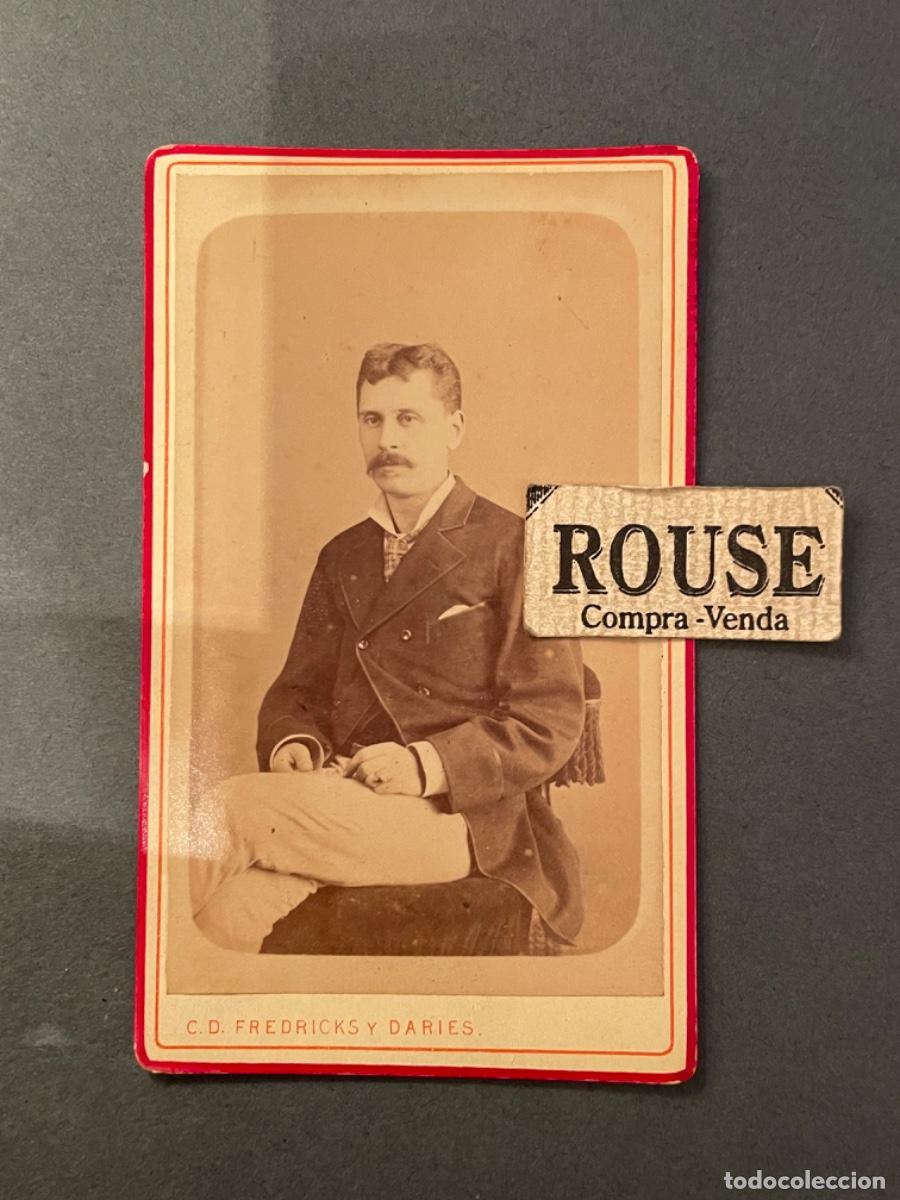 Fotografia antica: ANTIGUA FOTOGRAFIA C.V. ALBUMINA - PERSONAJE - CUBA - C.D. FREDRICKS Y DARIES HABANA , PARIS , NEW-Y