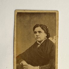 Fotografía antigua: VALENCIA. FOTOGRAFÍA ANTIGUA CDV., TIPOS… (H.1890?) MEDÍDAS: 4 X 7 CM., APROXIMADAMENTE..