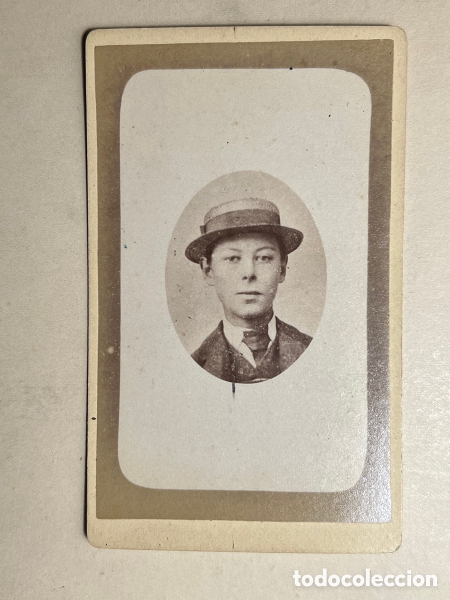 Fotografia antiga: CANDEM TOWN (Inglaterra) CDV, Carte de visite&hellip; J.PERRIMAN, Aristocr&aacute;ta Ingles (fin siglo XIX)