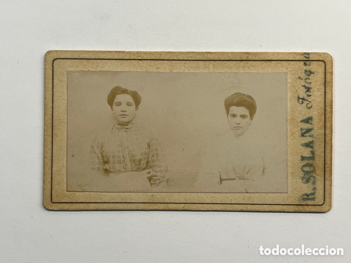 valencia. r. solana, fotografía cdv, carte de v - Kaufen Cartes de Visite  in todocoleccion