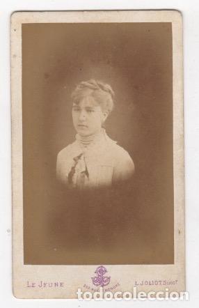 Fotografia antiga: CARTE DE VISITE LE JEUNE. PARIS FRANCIA SIGLO XIX