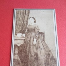 Fotografía antigua: 1870C-EMILIA FORTUNY.ELS PALLARESOS.TARRAGONA.FOTOGRAFÍA ORIGINAL CDV.POR F. PASCUAL. BLANES