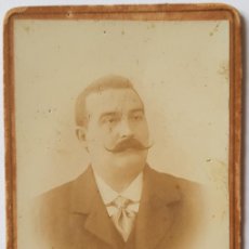 Fotografía antigua: RETRATO DE HOMBRE. FOTO VIDAL, VALENCIA. HACIA 1860. CARTE VISITE
