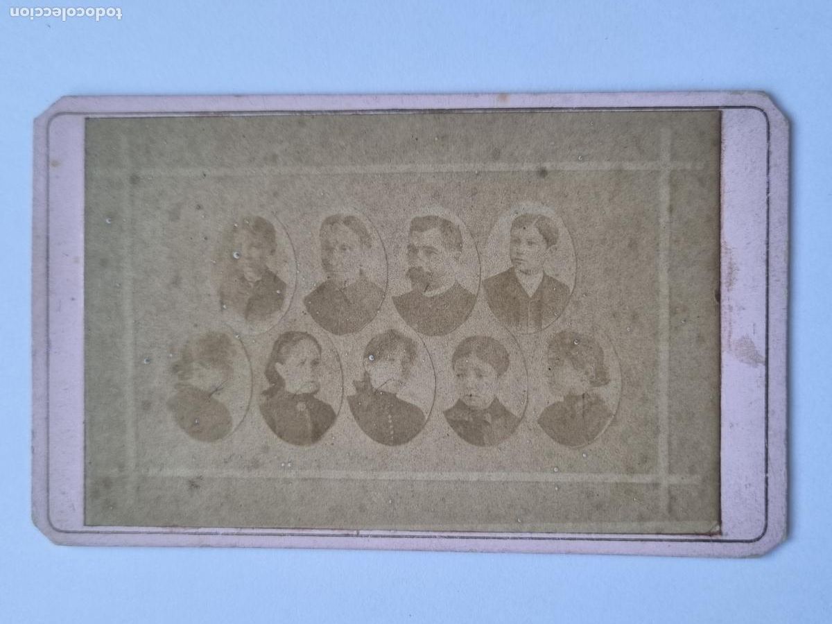 Alte Fotografie: FOTO TIPO ORLA O DE FAMILIA MUY ANTIGUA