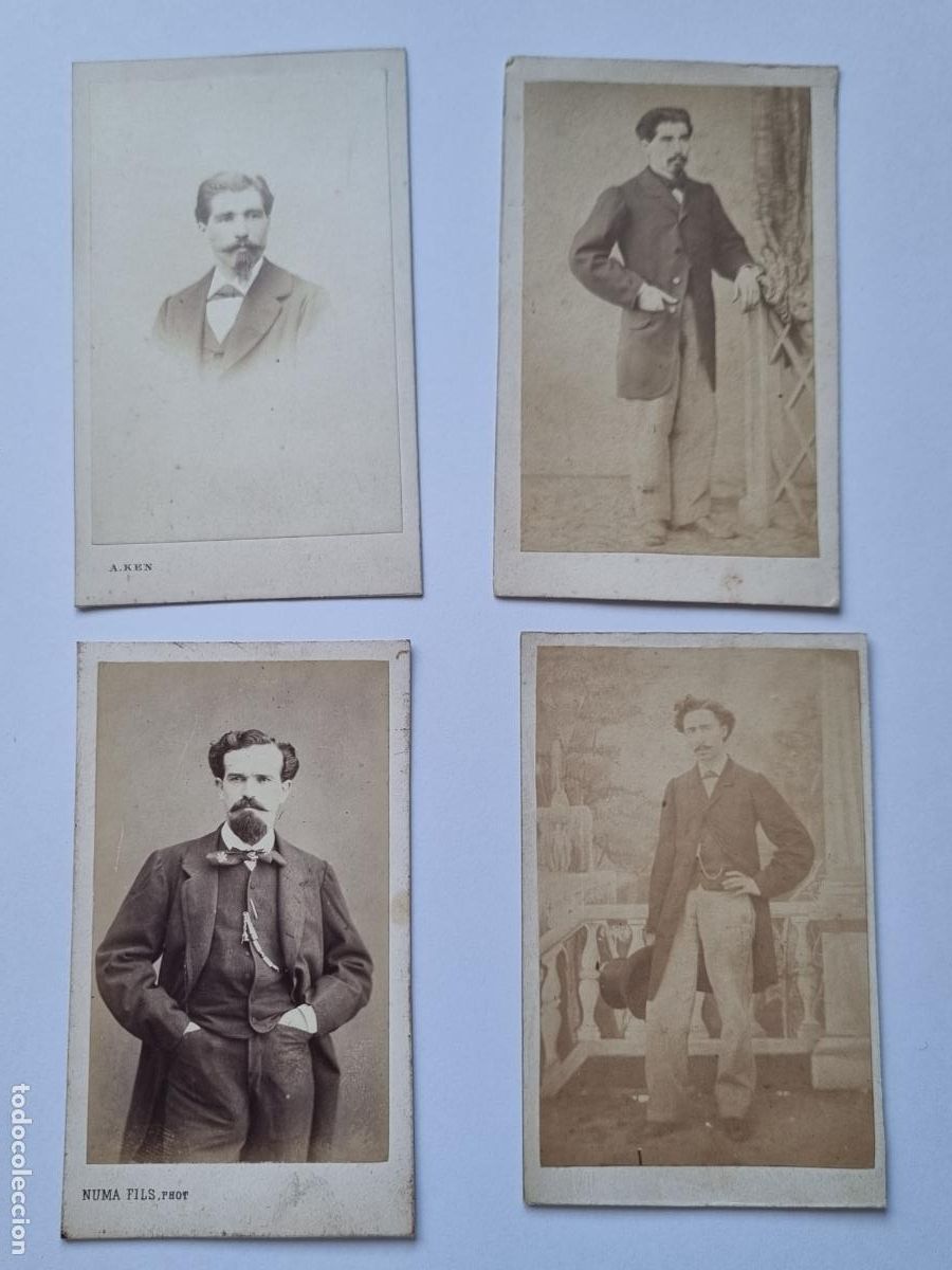 Alte Fotografie: 4 FOTOGRAFIAS DIFERENTES FOTOGRAFOS PARIS Y SIN IDENTIFICAR