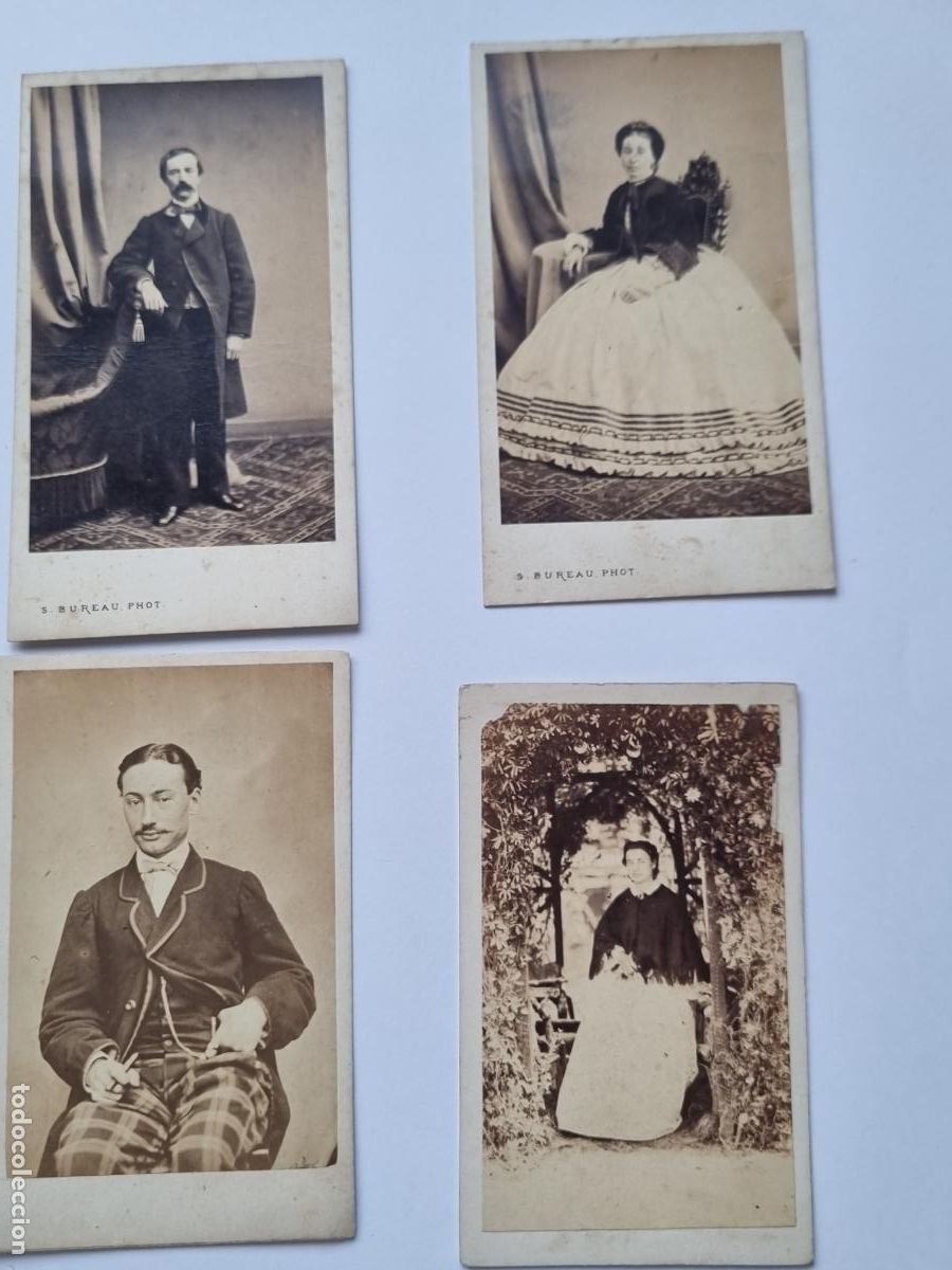 Alte Fotografie: 4 FOTOGRAFIAS DIFERENTES FOTOGRAFOS PARIS Y SIN IDENTIFICAR