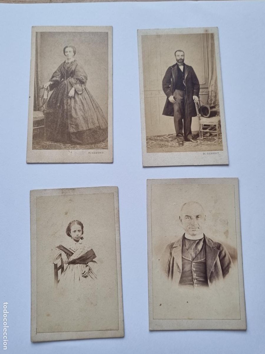 Fotograf&iacute;a antigua: 4 FOTOGRAFIAS DIFERENTES FOTOGRAFOS MADRID HEBERT FOTOGRAFO DEL REY Y LA REAL CAMARA