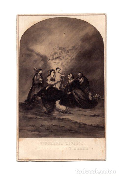 Antique Photography: CARTE DE VISITE. ESTUDIO FOTOGR&Aacute;FICO. FOTOGRAF&Iacute;A ESPA&Ntilde;OLA. PASAJE COL&Oacute;N 3. BARNA. ARTE RELIGIOSO.