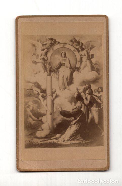 Antique Photography: CARTE DE VISITE. ESTUDIO FOTOGR&Aacute;FICO. G.TORRES. ARTE RELIGIOSO. NUESTRA SE&Ntilde;ORA DEL PILAR.
