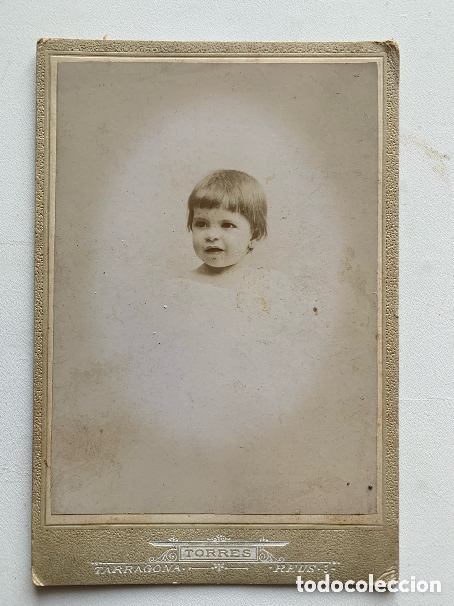 Fotograf&iacute;a antigua: &bull; Fotograf&iacute;a TORRES - Tarragona ( REUS) 1901 - Especializado en ni&ntilde;os
