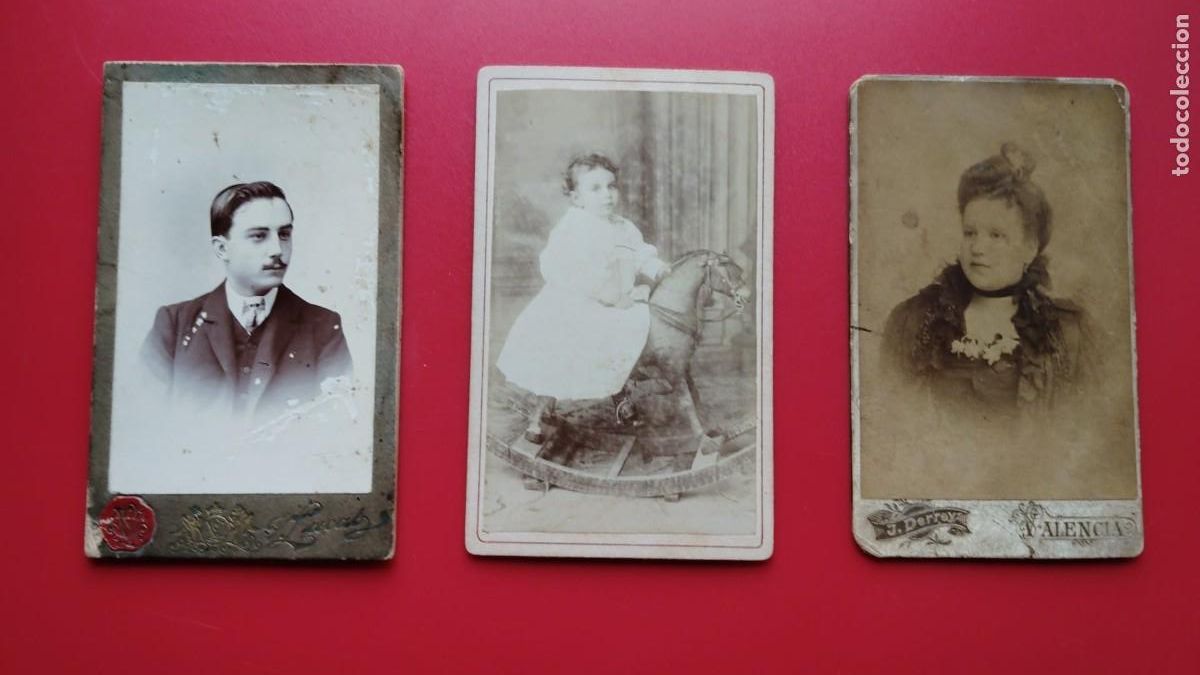 Fotograf&iacute;a antigua: VICTORIANO LUCAS.-ALMERIA.-JOSE R. SALGUEIRO.-MONDO&Ntilde;EDO.-LUGO.-JULIO DERREY.-VALENCIA.-CDV.