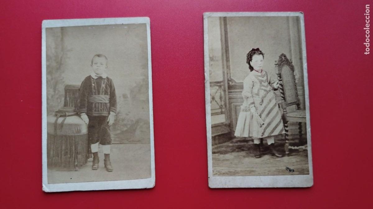 Fotograf&iacute;a antigua: A. CAPMANY.-AUGUSTE GOREZE.-FOTOGRAFOS.-CARTES DE VISITE.-NI&Ntilde;OS.-CDV.-MATARO.-BARCELONA.-SIGLO XIX.
