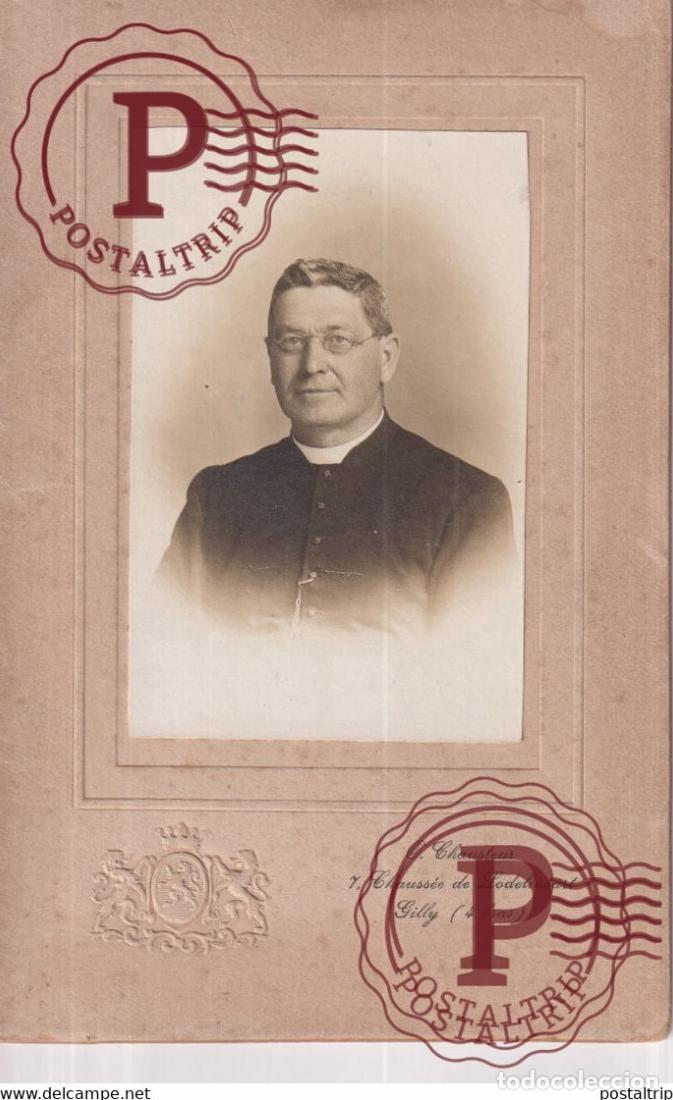 Antique Photography: O CHAUSTEUR GILLY BELGIE BELGIQUE 16*10.5CM