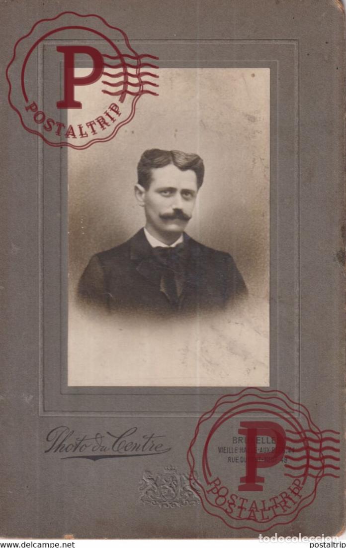 Antique Photography: PHOTO DU CENTRE BRUXELLES BRUSSEL BELGIE BELGIQUE 16*10.5CM