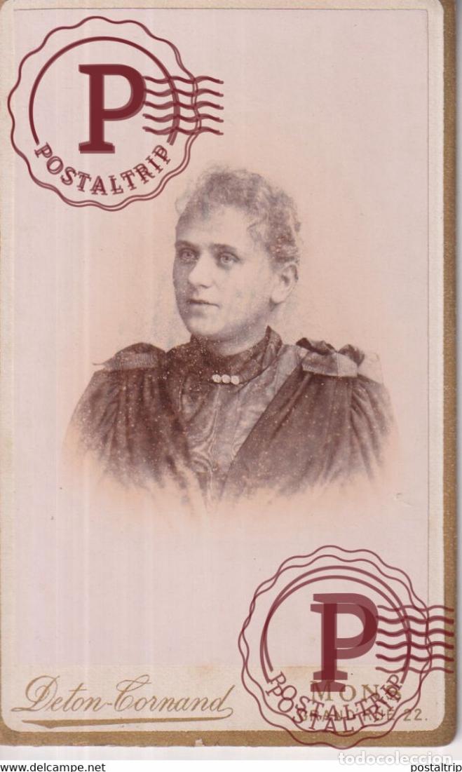 Antique Photography: DETON CORNAND CHARLEROI MONS BELGIE BELGIQUE 16*10.5CM