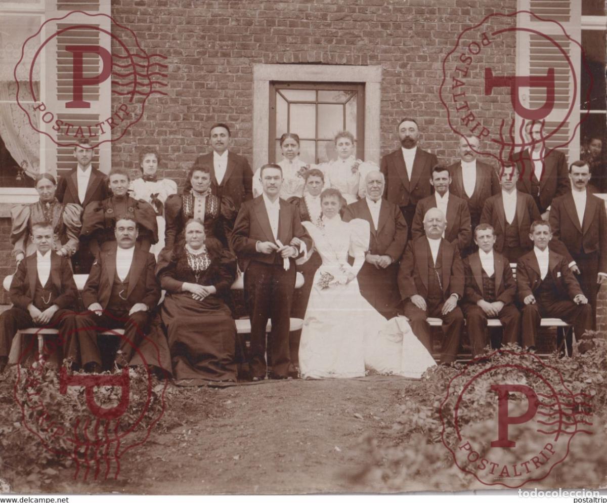 Antique Photography: LECOMTE BELGIE BELGIQUE 24*20CM