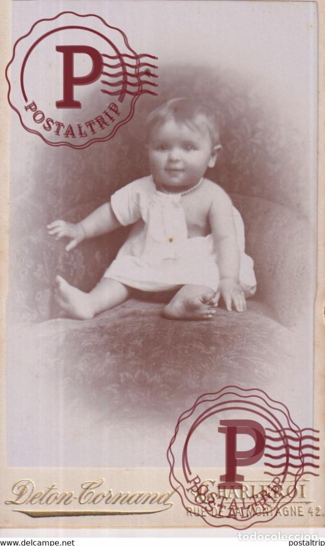 Antique Photography: DETON CORNAND CHARLEROI CDV BELGIE BELGIQUE 10*6.5CM