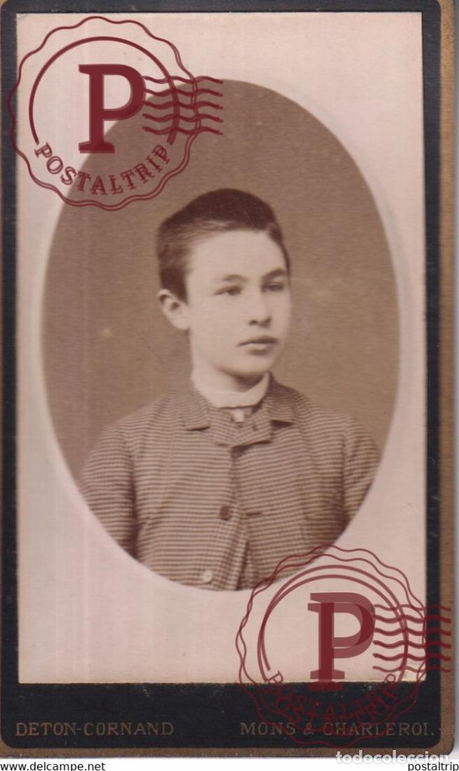 Antique Photography: DETON CORNAND MONS CHERLEROI CDV BELGIE BELGIQUE 10*6.5CM