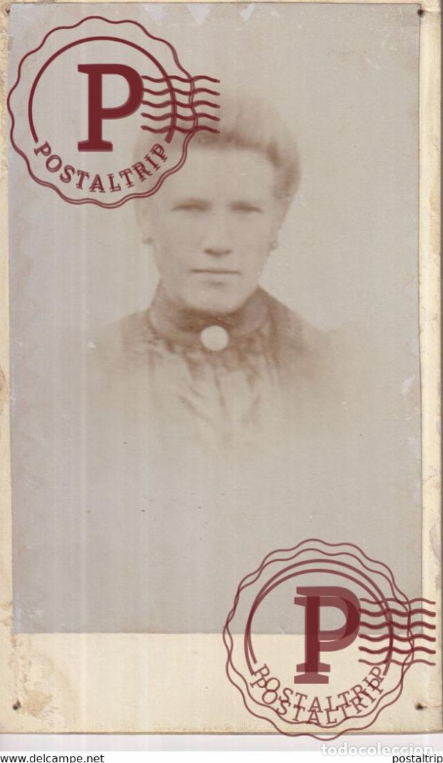 Antique Photography: FOTOS FAMILIE VAN DAMME ZWEVEGEM CDV 1887 PINEHOLES SEE SCAN BELGIE BELGIQUE 10*5.5CM