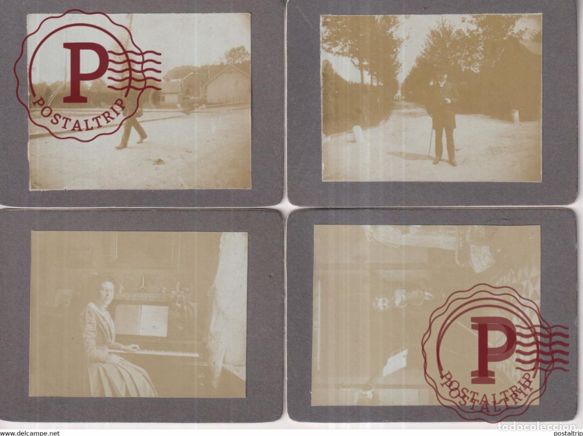 Antique Photography: LOTE 4 FOTOS FOTOS FAMILIA HOLYSOV CZECH REPUBLIC 9*6CM