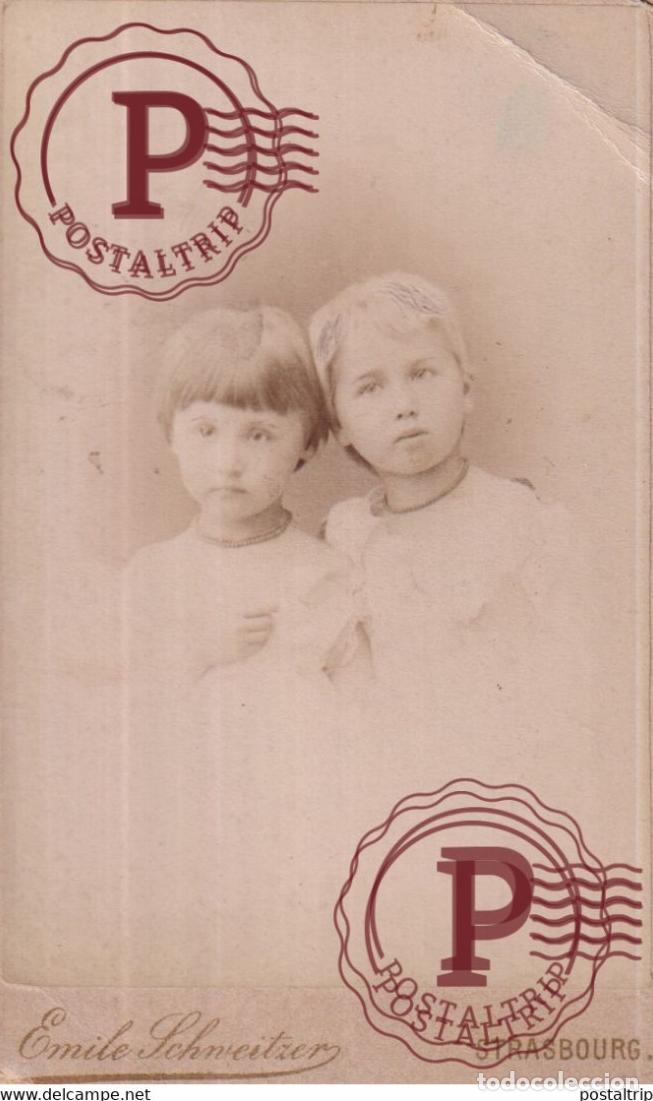 Antique Photography: SCHWEITZER EMILE STRASBOURG STRASSBURG ELZASS FRANCE GERMANY DEUTSCHLAND 10*.6CM