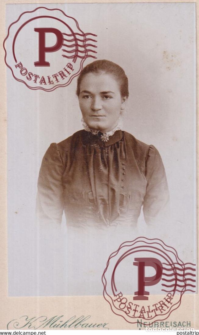 Antique Photography: K MUHLBAUER NEUBREISACH ALTBREISACH STRASBOURG STRASSBURG ELZASS FRANCE GERMANY DEUTSCHLAND 10*.6C