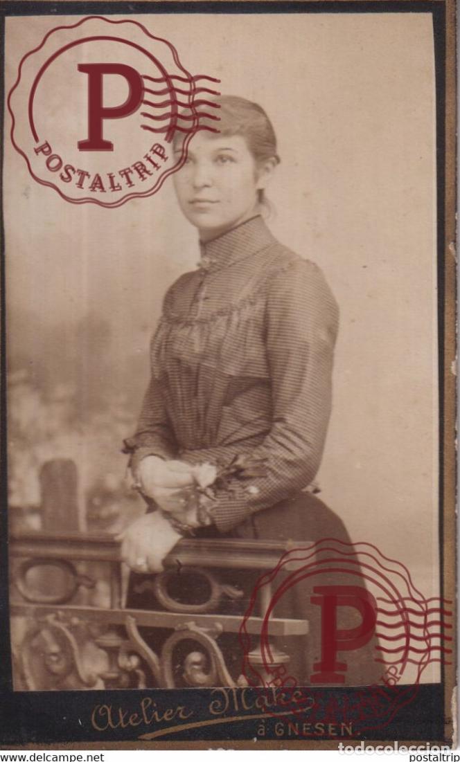 Antique Photography: Gniezno GNESEN ATELIER MAKE POLAND POLEN GERMANY DEUTSCHLAND 10*.6CM