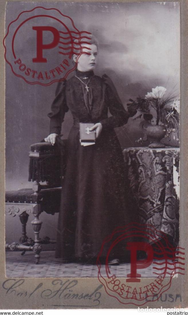 Fotograf&iacute;a antigua: Photograph Carl H&auml;nsel Ottendorf-Okrilla LAUSA CDV GERMANY DEUTSCHLAND 10*.6CM