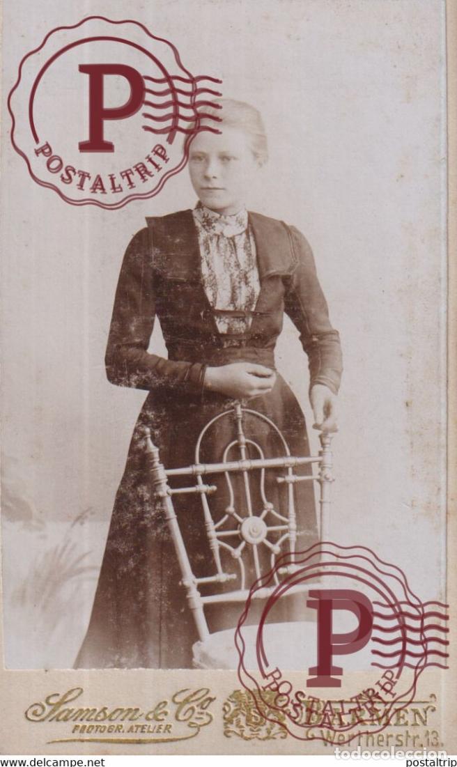 Fotograf&iacute;a antigua: SAMSON BARMEN CDV GERMANY DEUTSCHLAND 10*.6CM