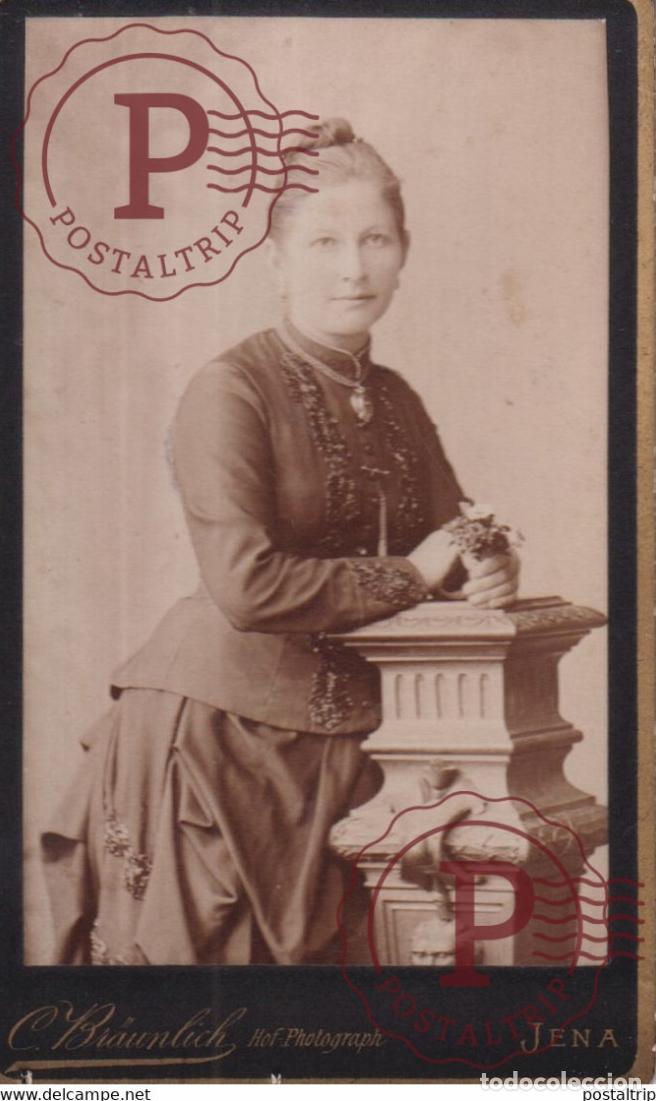 Fotograf&iacute;a antigua: CARL BRAUNLICH JENA CDV GERMANY DEUTSCHLAND 10*.6CM