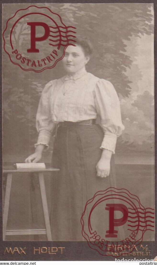 Fotograf&iacute;a antigua: MAX HOLDT PIRNA CDV GERMANY DEUTSCHLAND 10*.6CM