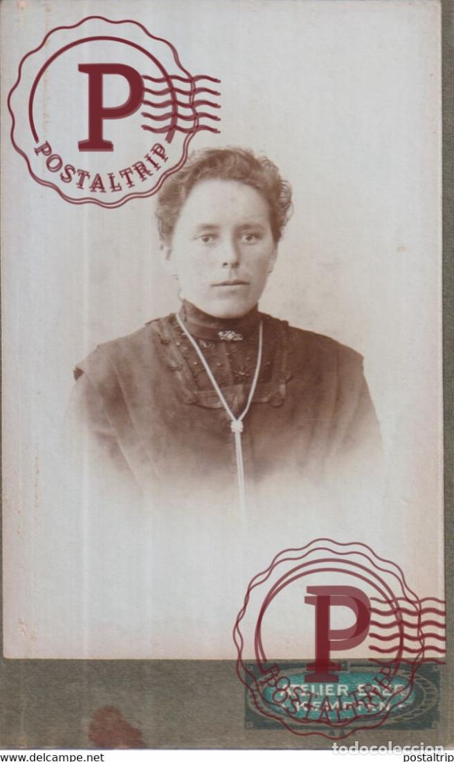 Fotograf&iacute;a antigua: ATELIER EDER KEMPTEN CDV GERMANY DEUTSCHLAND 10*.6CM