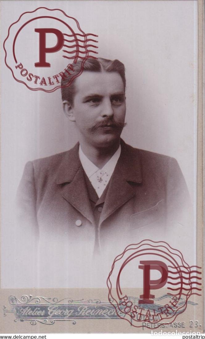 Fotograf&iacute;a antigua: ATELIER GEORG REINECKE FULDA CDV GERMANY DEUTSCHLAND 10*.6.5CM