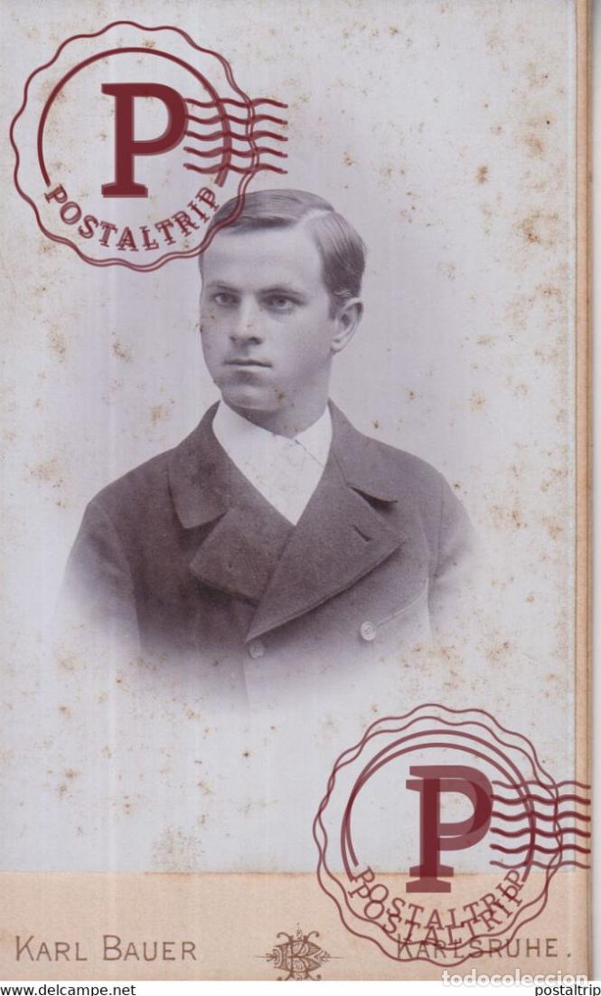 Photographie ancienne: KARL BAUER CDV GERMANY DEUTSCHLAND +-10*.6CM