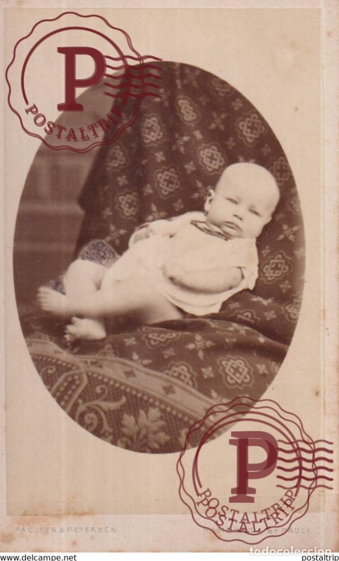 Photographie ancienne: PAULSEN PETERSEN HAMBURG CDV GERMANY DEUTSCHLAND +-10*.6CM