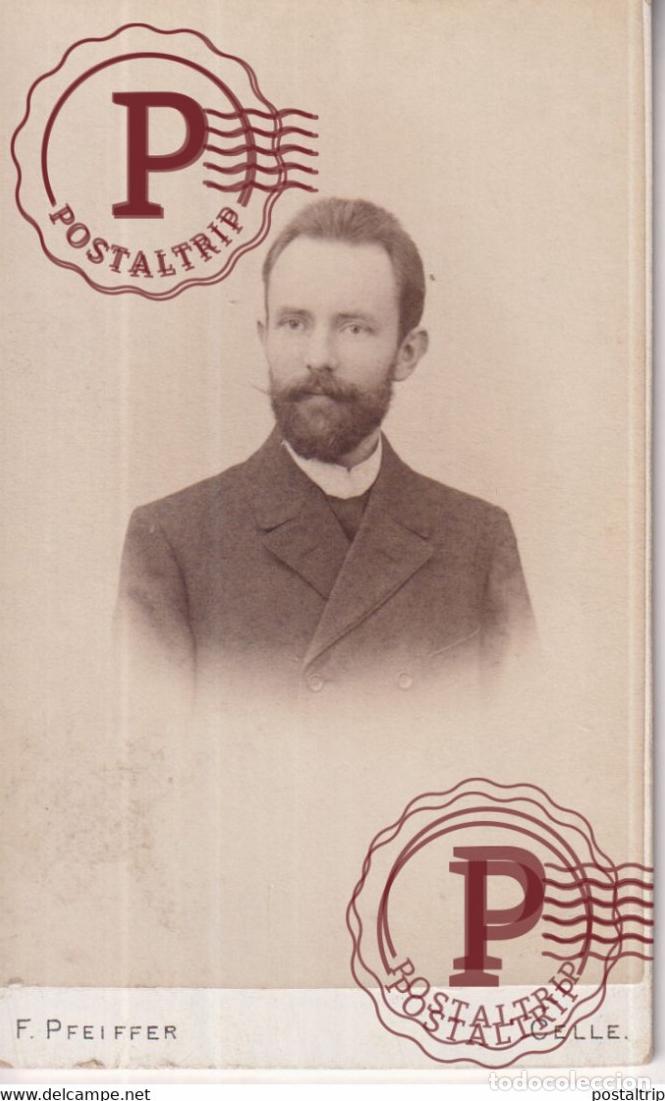 Photographie ancienne: F PFEIFFER CELLE CDV GERMANY DEUTSCHLAND +-10*.6CM