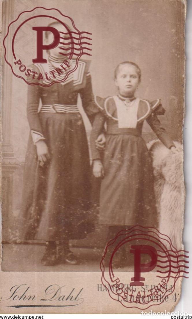 Photographie ancienne: ETAT SEE SCAN JOHN DAHL HAMBURG ST PAULI CDV GERMANY DEUTSCHLAND +-10*.6CM