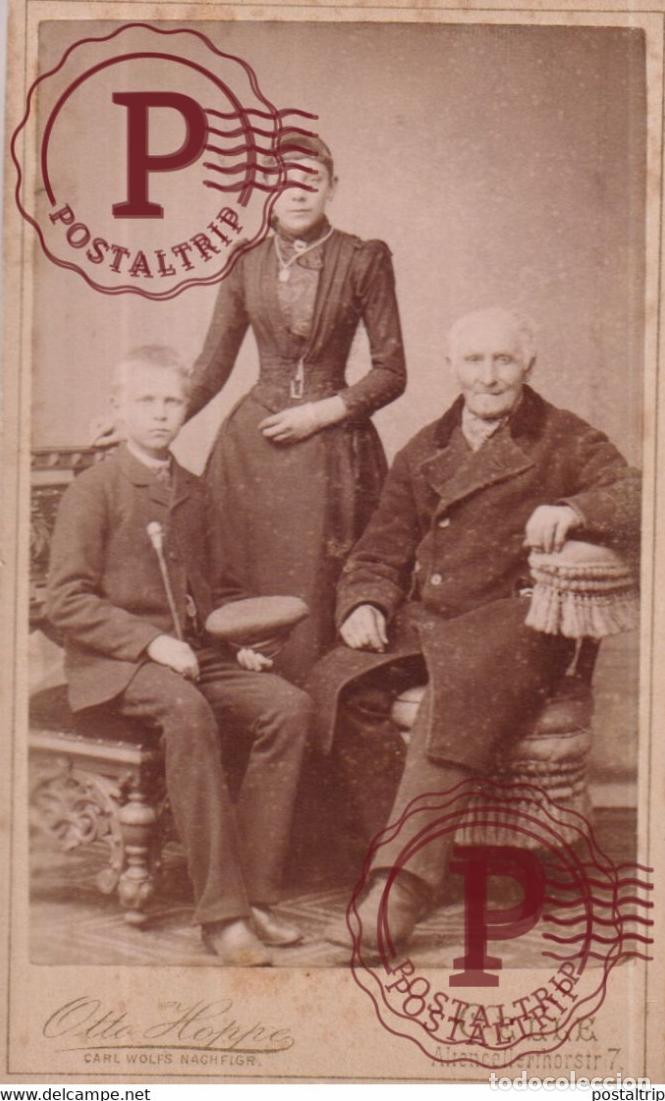 Photographie ancienne: OTTO HOPPE CELLE CDV GERMANY DEUTSCHLAND +-10*.6CM