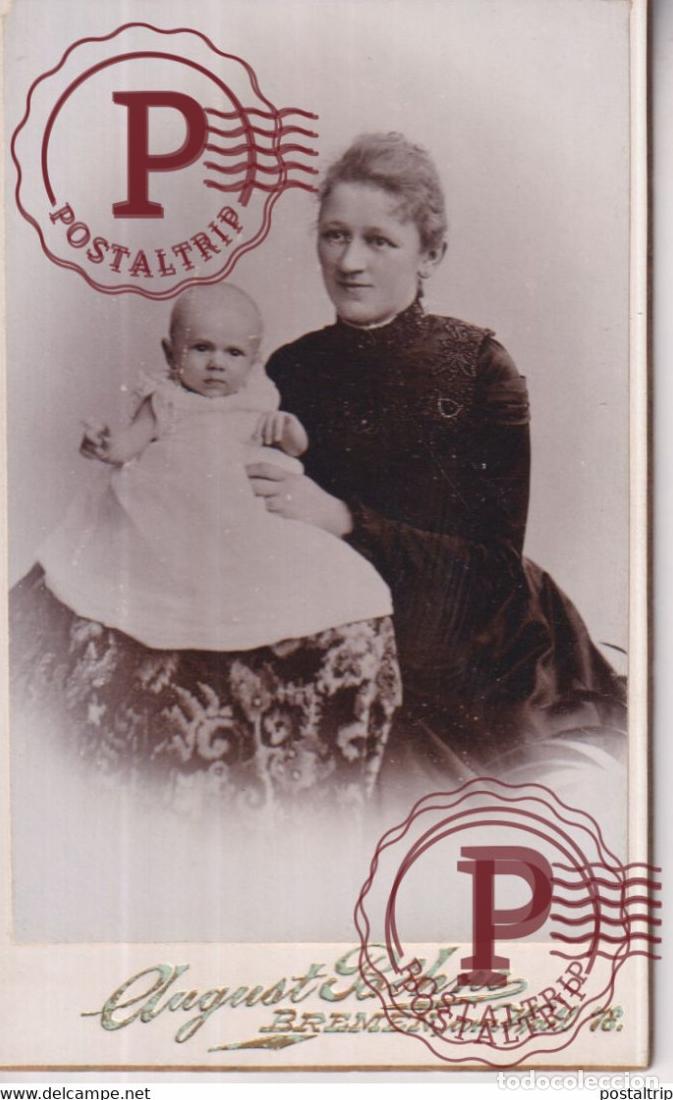 Fotograf&iacute;a antigua: AUGUST BOHNE BREMEN CDV GERMANY DEUTSCHLAND +-10*.6CM