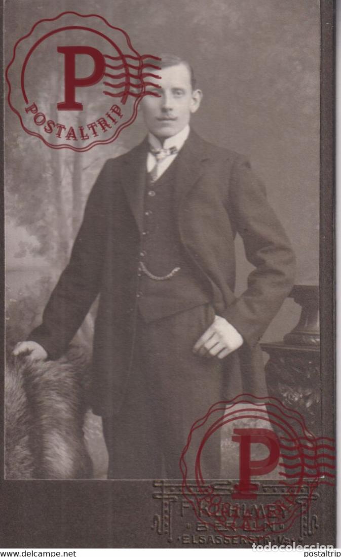Fotograf&iacute;a antigua: FRANZ KUHLMEY BERLIN CDV GERMANY DEUTSCHLAND +-10*.6CM